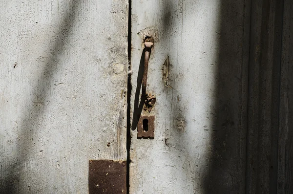 Ușă închisă veche — Fotografie, imagine de stoc