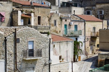 Eski şehir ortaçağ sokaklarında güzel ayrıntıları