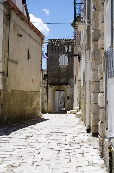 Ruas da Cidade Velha detalhe exterior as cores — Fotografia de Stock