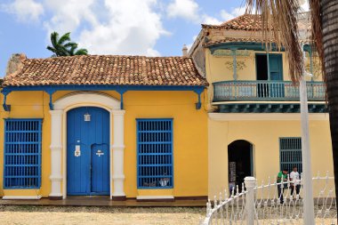Trinidad, Küba'da bir bina üzerinde 3 Mayıs 2014