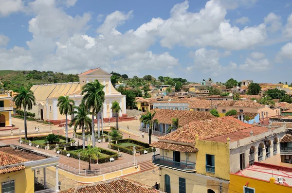 Vista de los tejados de la ciudad. Trinidad, Cuba . —  Fotos de Stock