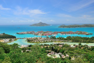 Alansal görünümüne Eden ada, Seyşel Adaları