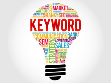 Kelime ampul kelime bulutu