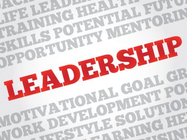 liderlik kelime bulutu