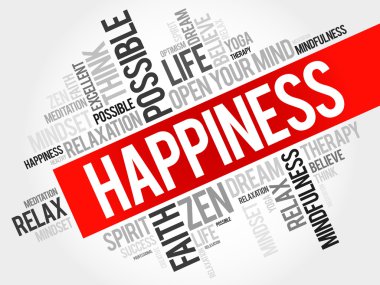 mutluluk kelime bulutu