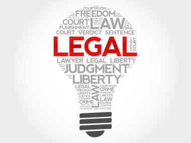 Yasal ampul kelime bulutu