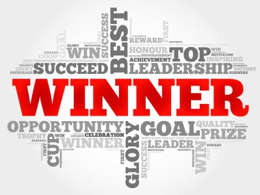 Kazanan kelime bulutu