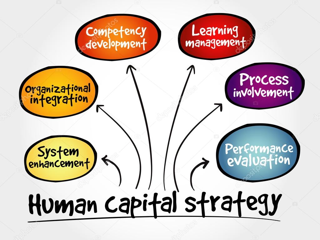 Human capital strategy mind map