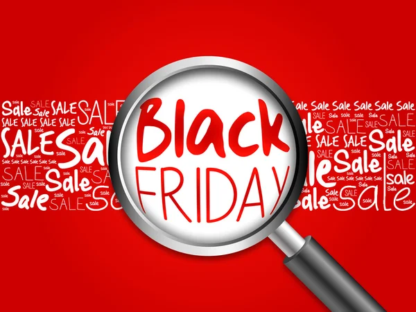 Black Friday venta palabra nube — Foto de Stock