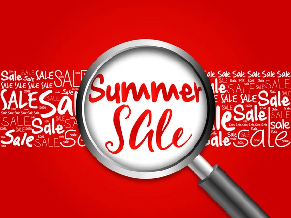 SUMMER SALE word cloud background — Stock Photo, Image