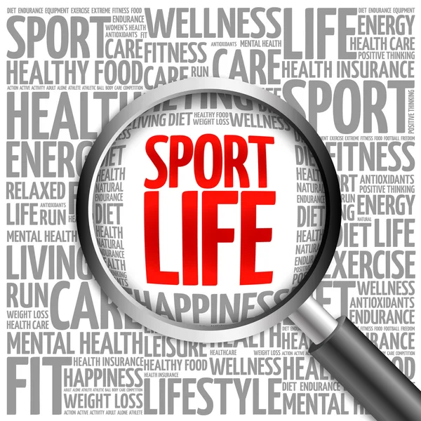 Sport Life word cloud — Stock Photo, Image