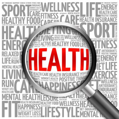 Sağlık kelime bulutu