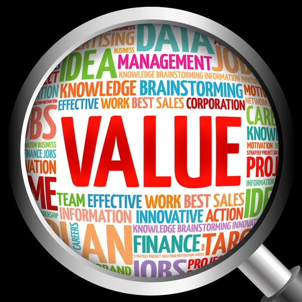 VALUE word cloud — Stock Photo, Image