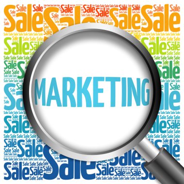 Pazarlama satış kelime bulutu