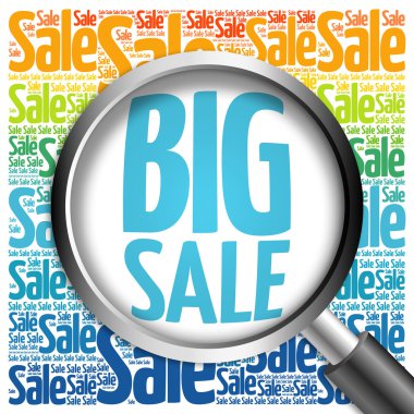 Büyük satış kelime bulutu