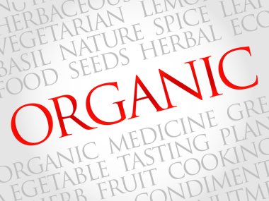 Organik kelime bulutu