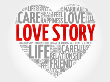 Hikaye kavramı kalp sevmek