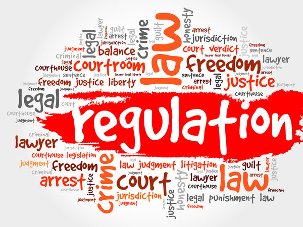 Regulation word cloud