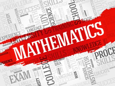 Matematik kelime bulutu