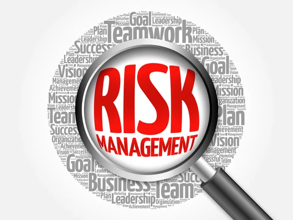 Risk management word cloud — Stockfoto