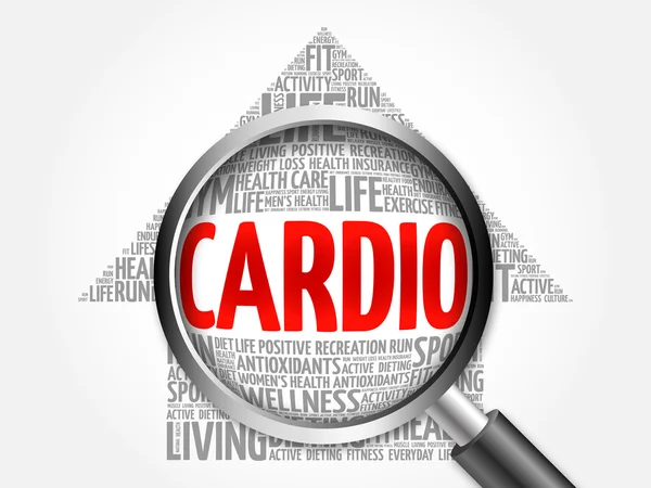 Облако стрелок CARDIO — стоковое фото