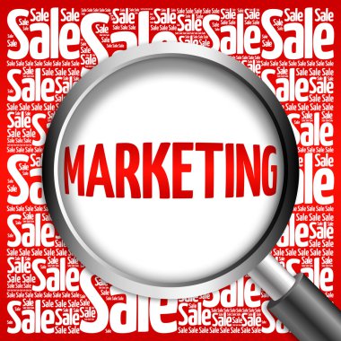 Pazarlama satış kelime bulutu