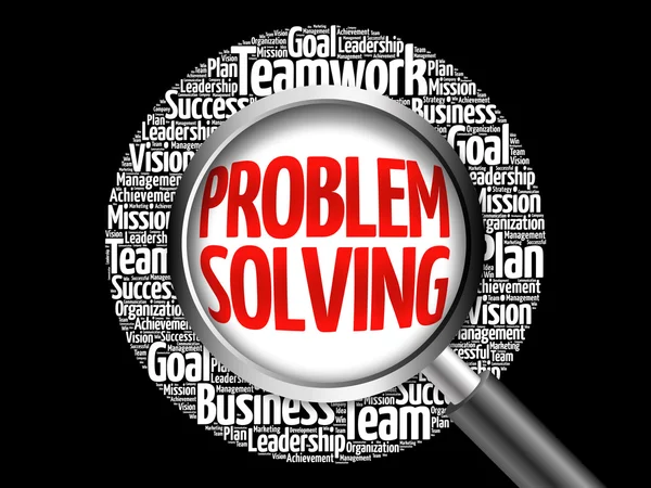Problem Solving word cloud — Stock Photo, Image