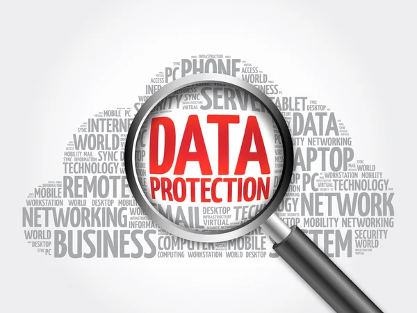 Data Protection word cloud — Stock Photo, Image