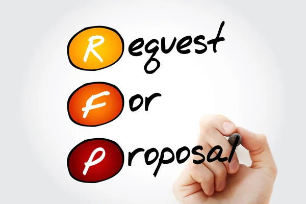 Request For Proposal with marker — Stock Photo, Image