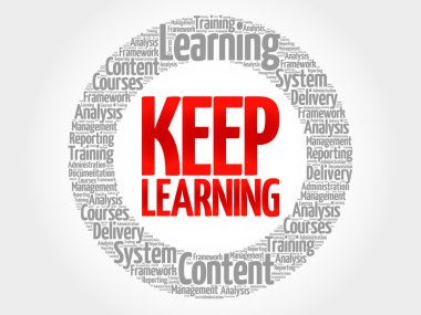 Daire kelime bulutu öğrenme tutmak