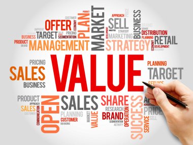 değer kelime bulutu