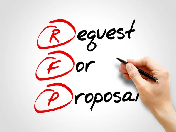 RFP - Permintaan untuk Proposal — Stok Foto