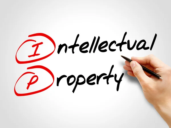 P.I. Propiedad intelectual — Foto de Stock