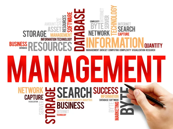 Management word cloud — Stockfoto