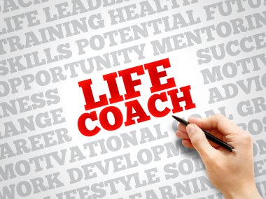 Yaşam koçu kelime bulutu