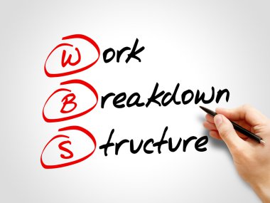 WBS - Work Breakdown Structure clipart
