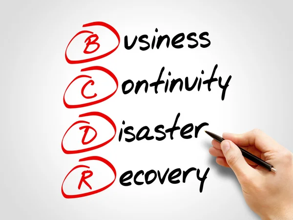 BCDR - Business Continuity Disaster Recovery — Stock Photo, Image