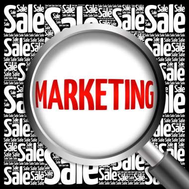 Pazarlama satış kelime bulutu