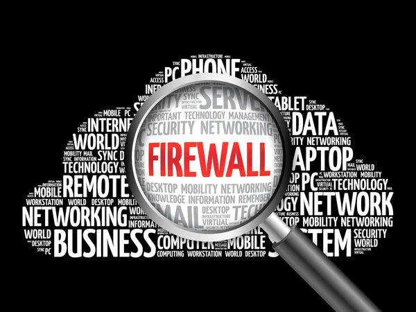 FIREWALL word cloud — Stock Photo, Image