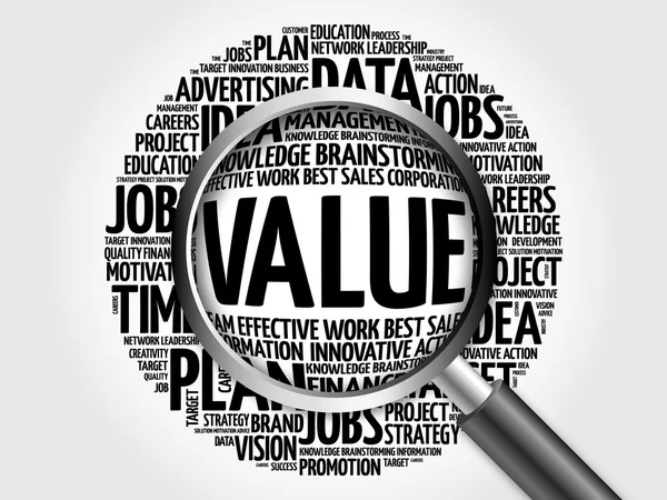 VALUE word cloud — Stock Photo, Image