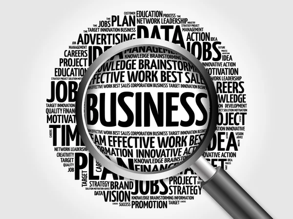 Business word cloud — Stockfoto