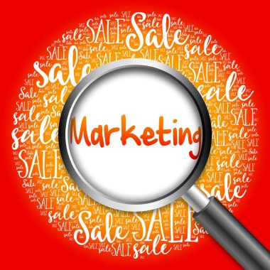 Pazarlama satış kelime bulutu