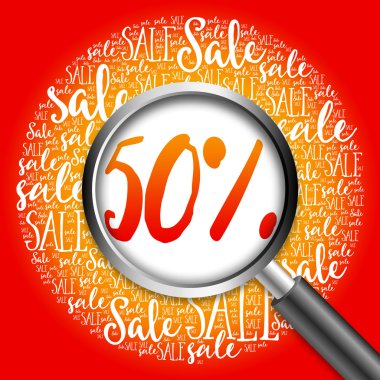 %50 off Satılık kelime bulutu