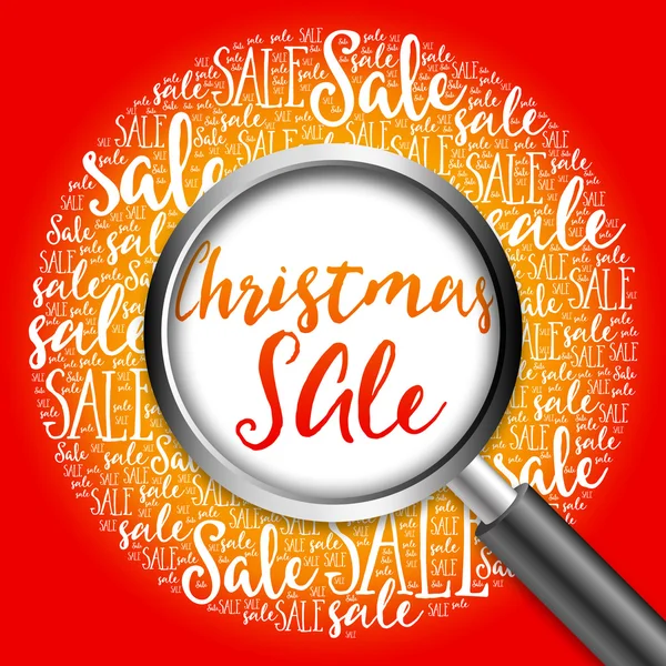 Jul försäljning word cloud — Stockfoto