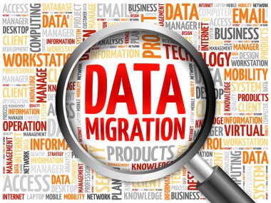 Veri geçiş kelime bulutu