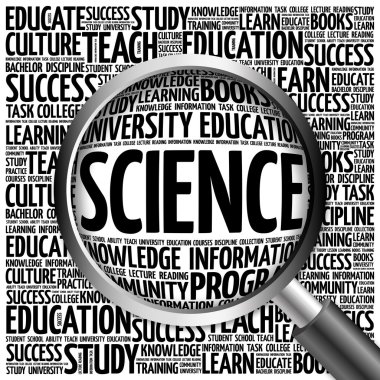 Bilim kelime bulutu