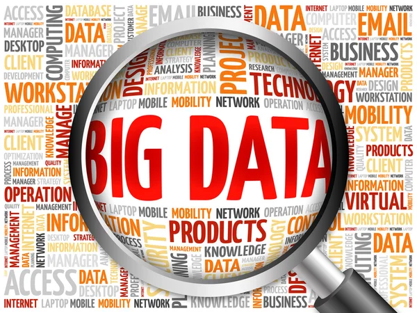 Big Data word cloud — Stock Photo, Image