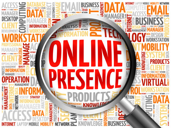 Online Presence word cloud