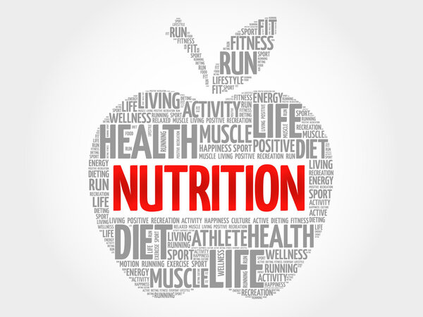 Питание яблоко слово облако
