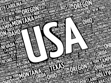 ABD şehirler bulut kavramı kelime